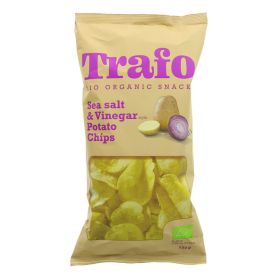 Salt & Vinegar Potato Chips - Organic 12x125g