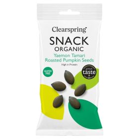 Yaemon Tamari Roasted Pumpkin Seeds - Organic 15x30g