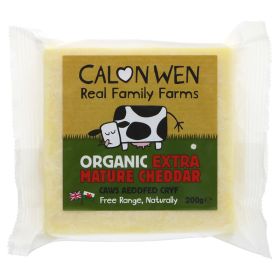 Extra Mature Cheddar Cheese - Organic 12x200g
