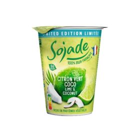 Limited Edition Lime and Coconut Soya Yoghurt - Organic 6x40