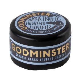 Black Truffle Howling Hound Cheddar Waxed Round - Organic 8x