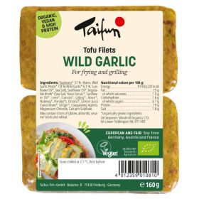 Tofu Fillets Wild Garlic Style - Organic 8x160g