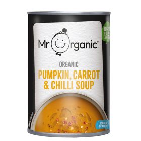 Pumpkin, Carrot and Chilli Soup - Organic 6x400g