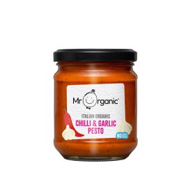 Chilli and Garlic Pesto - Organic 6x190g