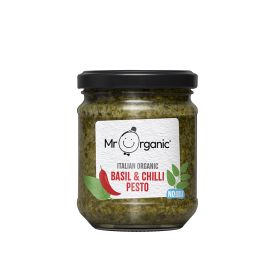 Basil and Chilli Pesto - Organic 6x190g