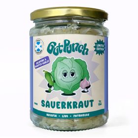 Roasted Garlic and Jalapeno Sauerkraut 6x400g