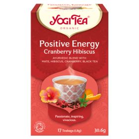 Positive Energy Cranberry Hibiscus Tea - Organic 6x17bags