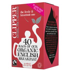 English Breakfast Tea Bags - Organic 6x40bags