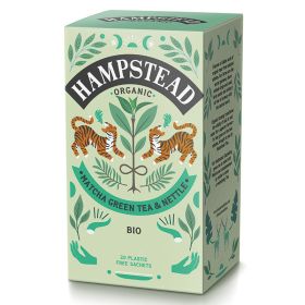 Matcha Green Tea with Nettle Tea Bags - Organic 4x20bags