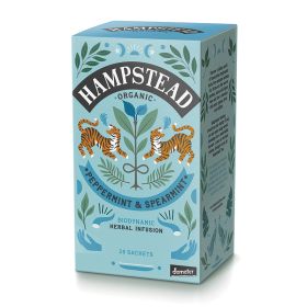 Peppermint & Spearmint Infusion Tea Bags - Organic 4x20bags