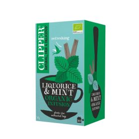 Liquorice & Mint Organic Fusion Tea Bags 4x20bags