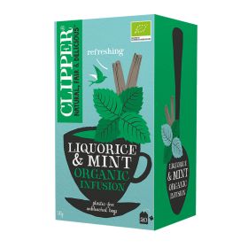 Liquorice & Mint Organic Fusion Tea Bags 4x20bags