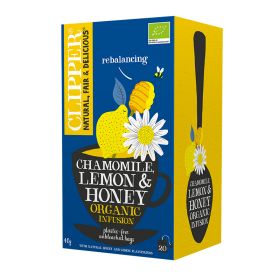 Chamomile, Lemon & Honey Organic Fusion Tea Bags 4x20bags