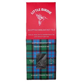 Scottish Breakfast Tartan Premium Tea Pyramids 6x15