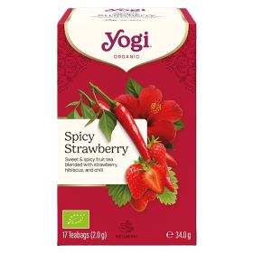 Spicy Strawberry Tea Bags - Organic 6x17bags