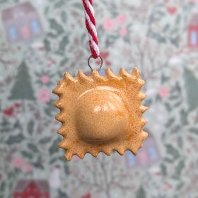 Handmade Ceramic Hanging Decorations - Raviolini 4x1
