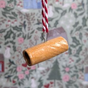 Handmade Ceramic Hanging Decorations - Rigatoni 4x1
