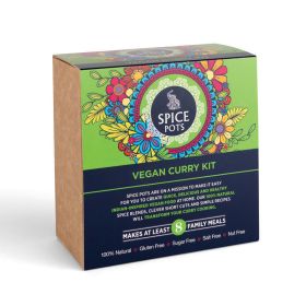Vegan Curry Kit (Spices and Recipe Book) 1x(4x40g)