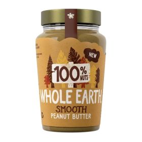 100% Nuts Smooth Peanut Butter 6x340g