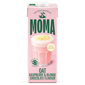 Raspberry & Blonde Chocolate Flavour Oat Drink 6x1lt