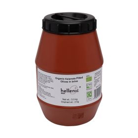 Pitted Kalamata Olives - Organic 1x2kg