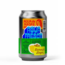 Agua Fresca Lemon & Ginger 12x330ml