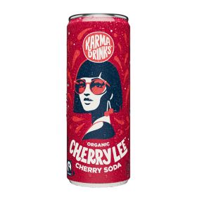 Cherry Lee Cherry Soda Can - Organic 24x250ml