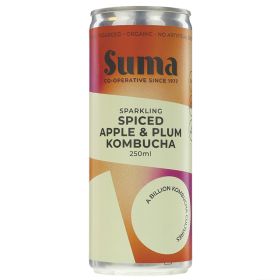Spiced Apple & Plum Kombucha - Organic 24x250ml