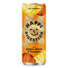 Happi Digestion - still Ginger,Lemon & Turmeric drink 12x330