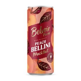 Non-Alcoholic Peach Bellini Mocktail 12x250ml