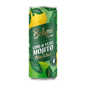 Non-Alcoholic Lime & Yuzu Mojito Mocktail 12x250ml
